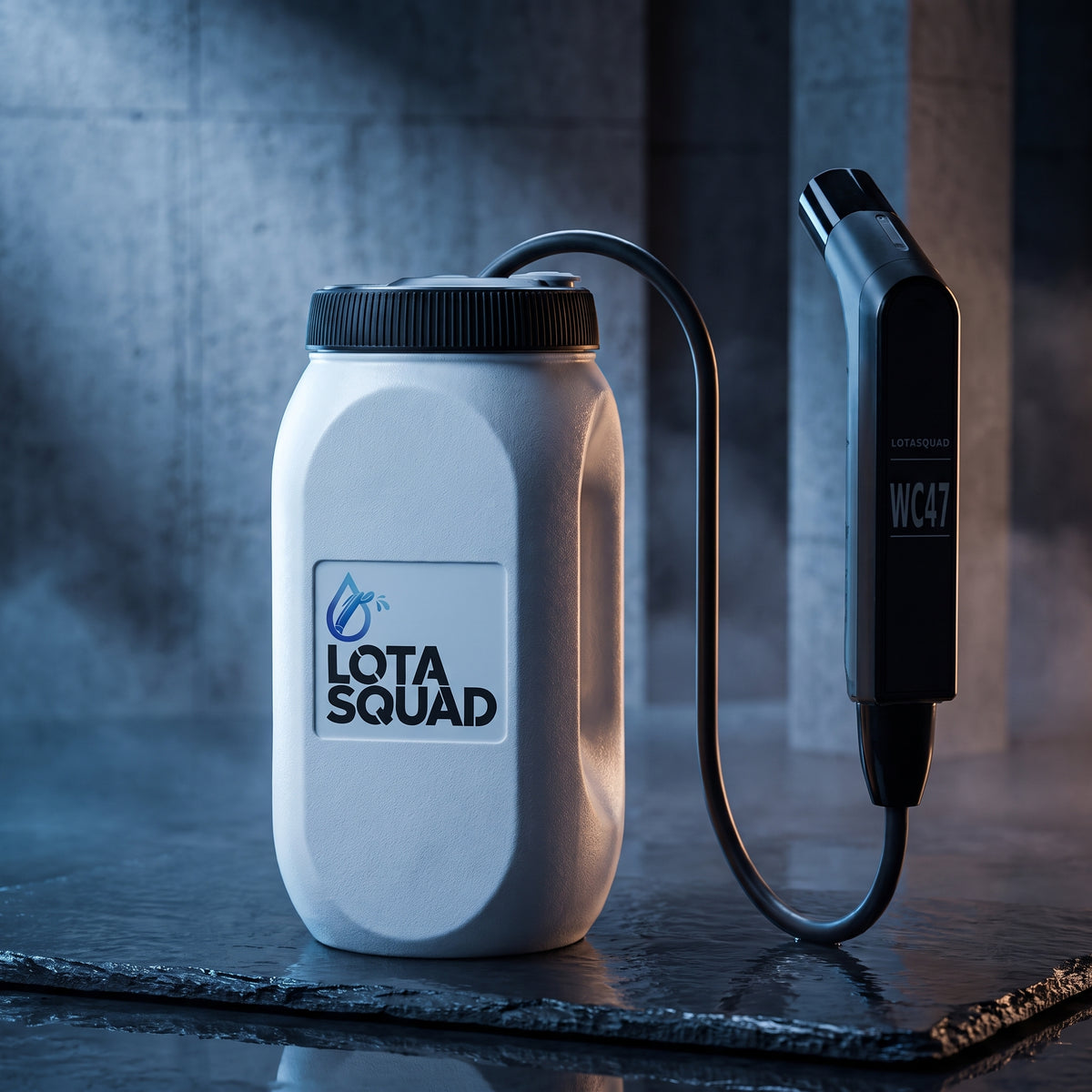 LotaSquad WC47™ Portable Electric Bidet – 2.5L Rechargeable Wash System